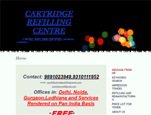 Tablet Screenshot of cartridgerefillingcentre.com